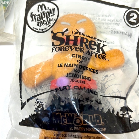 McDonald's | Other | Mcdonalds Shrek Forever After Set Of 3 Figures ...